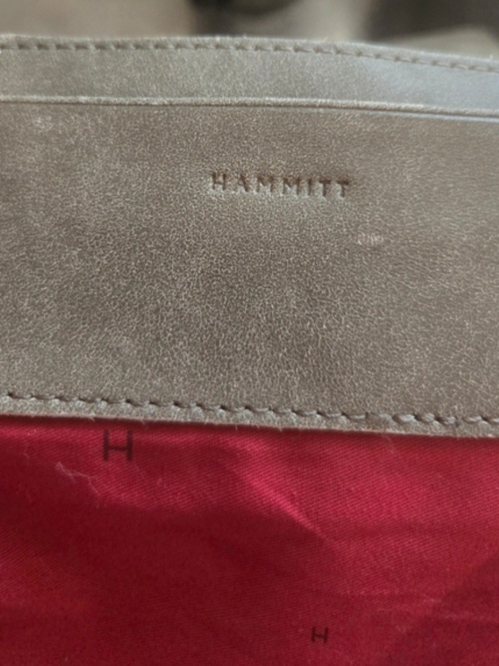 Hammitt Kayce Pewter Handbag With Matching Wallet - Picture 5 of 15
